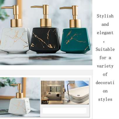 Marble Classy ceramic soap dispenser image 2