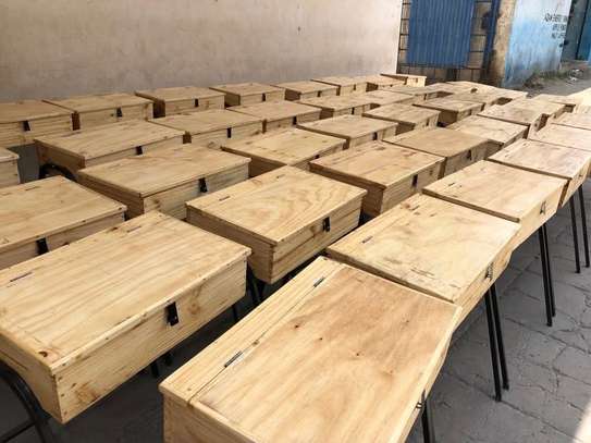 School desk and chair ( school lockers. image 14