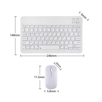 Wireless Mouse & Keyboard Combo -White image 3