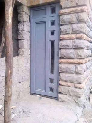 QUALITY MODERN STEEL SINGLE DOOR image 12