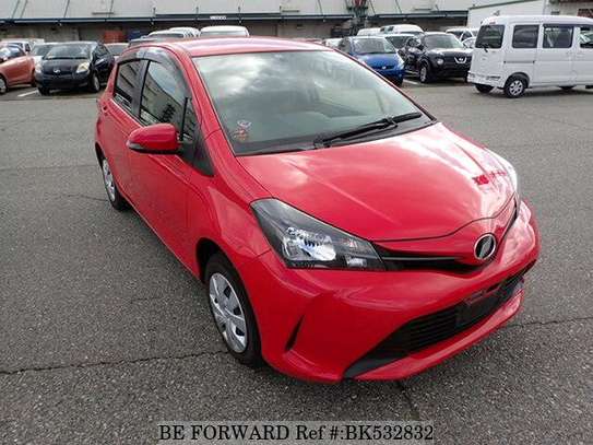 NICE RED TOYOTA VITZ (MKOPO/HIRE PURCHASE ACCEPTED) image 2