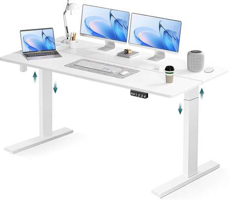 Office Desk : 1400mm  Electric Height Lift Office Desk image 7
