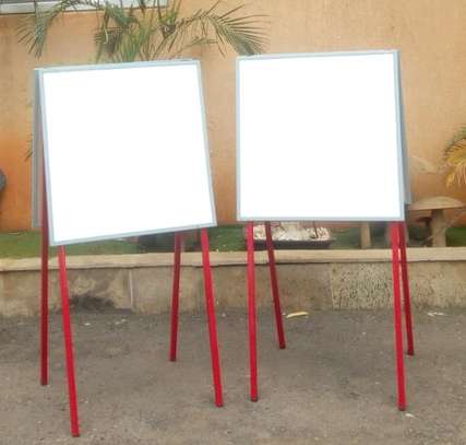 Free Standing double sided easel whiteboards image 1