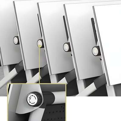 Modern White Foldable Writing Desk image 2