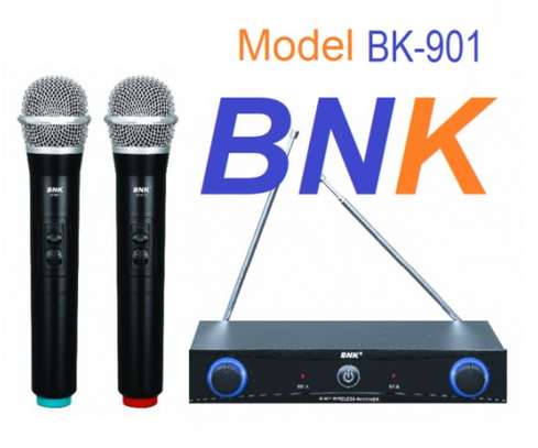 BNK BK901 Wireless VHF dual channel microphones image 1