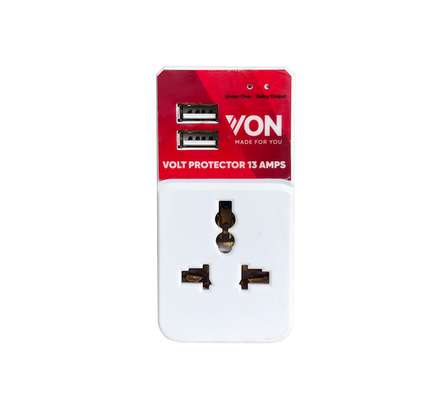 Von VXV13ABBP 13 AMPS Volt Protector with USB image 1