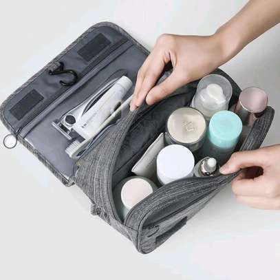 Portable cosmetic makeup toiletry bags with hooks image 3