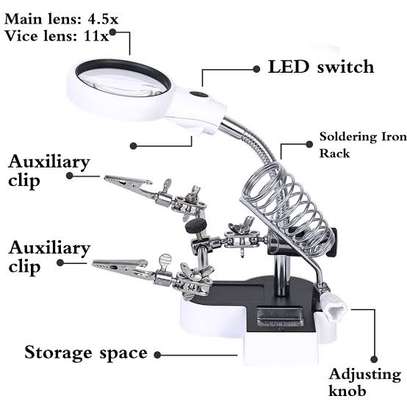LED LIGHT MAGNIFYING GLASS REPAIR LIGHT FOR SALE! image 1