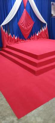 Red church carpets. image 2