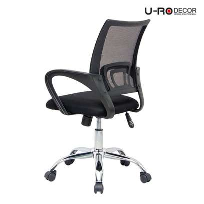 Low Back Adjustable Secretarial Mesh Chair image 2