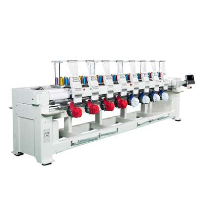 High Speed 8Head Commercial Digital Embroidery Machine image 1