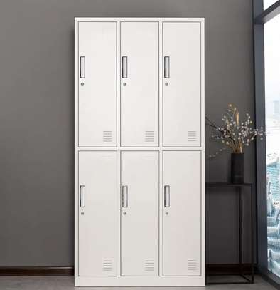 Office Cabinet: Heavy Duty 6-Locker Cabinet image 1