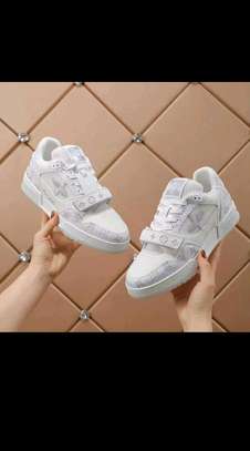 White Louis Vuitton Shoes image 1