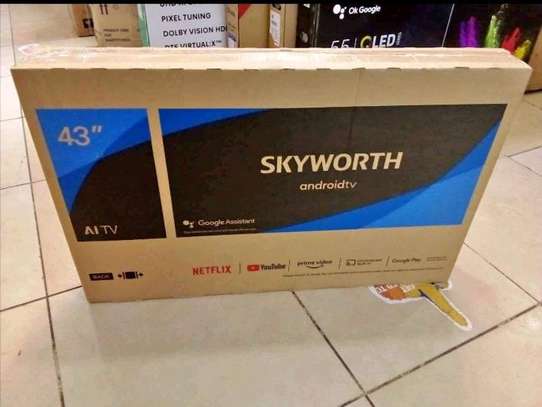 43 Skyworth Frameless Television +Free TV Guard image 1
