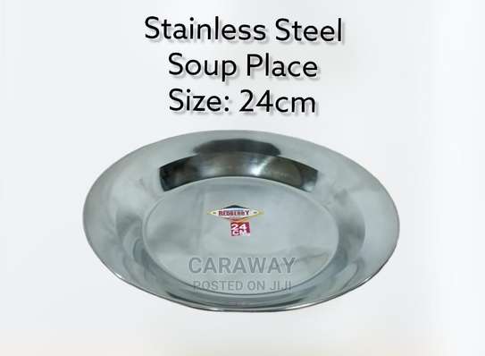 Plates*24cm*Stainless Steel image 1