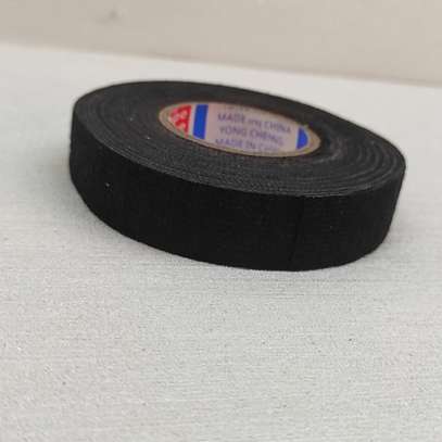 19mm Black Cotton Cloth Tape, Usage: Binding, Sealing. image 2