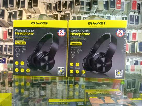Awei A996BL Wireless Bluetooth Headphones image 1
