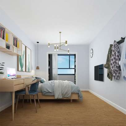 Vinyl Flooring Light Oak Click-Lock Matte Finish image 2