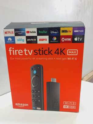 Amazon FIRESTICK 4K MAX WITH DOLBY FIRE TV STICK 4K Black image 1