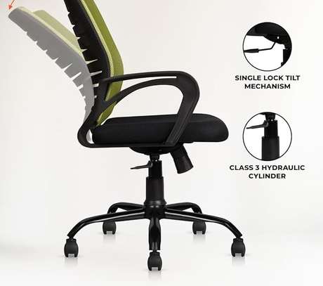 Office Chairs: Mini Jazz Mesh Mid-Back Chair image 3