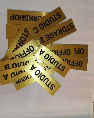 Door signs of quality material. image 3