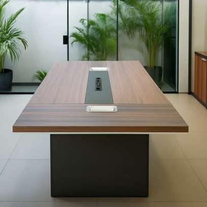 2 Meter Hardwood Boardroom Table image 4