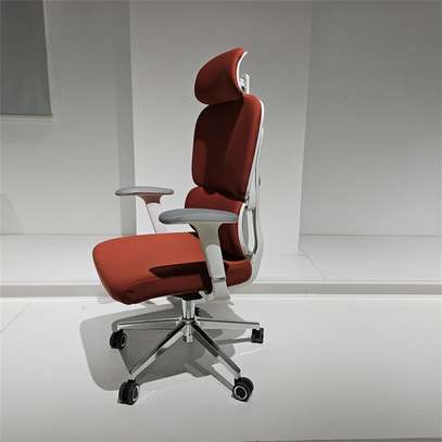 Orange Orthopedic Office Chair image 13