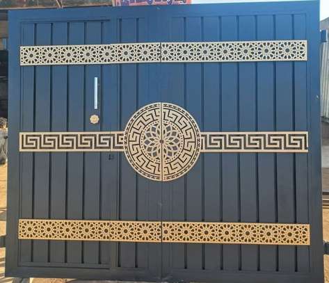 Modern Steel Gate Double Door image 5