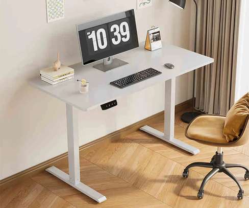Office Desk : Electric Height Lift Smart Computer Desk image 9