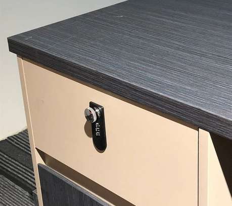 Office Desk:  200CM Reception Grey Office Desk image 4