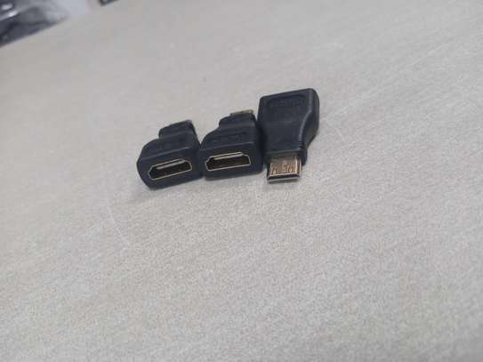 Mini Hdmi-compatible Hd Converter Large To Small Male To Fem image 1