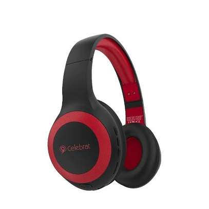Globebox A23 Wireless Over-Ear Headphones Black Red image 7