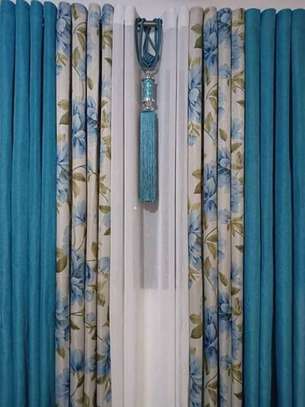 Elegant New curtains design for living room image 6