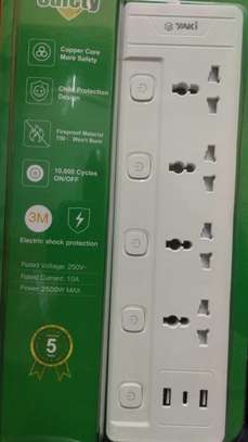 Extension + Power Surge Protector image 1