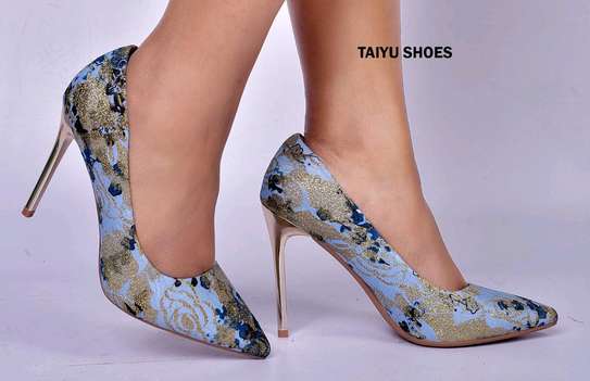 ✓°Women's Printed Embroidery high heels image 12