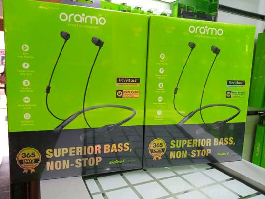Oraimo Necklace 4 Wireless Strong Bass Earphone image 1