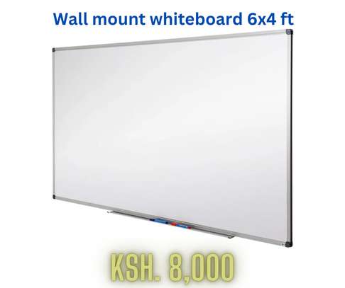 Wallmount whiteboard 6x4 ft image 1