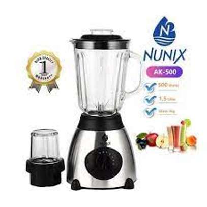 Nunix A K-500 Powerful 2 In 1 Blender With Glass Jar image 1