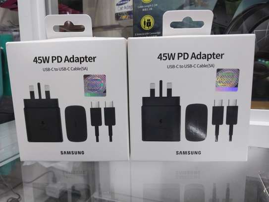 Samsung 45W USB-C Fast Charging Adapter (USB-C To USB-C Cabl image 1