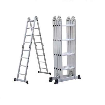Aluminium Folding Ladder 16fts image 1
