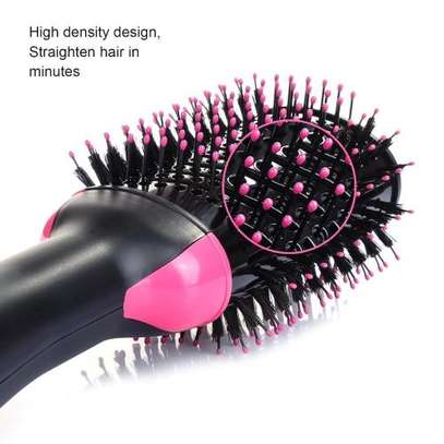 1000W Professional Hair Dryer Brush 2 In 1 Electric Blow Dryer Hot Air Negative Ion Generator Hair Straightener Curler Comb(3) image 3
