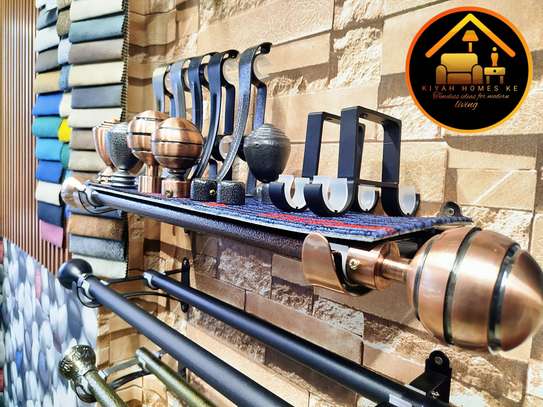HEAVY DUTY/ POWDER COATED CURTAIN RODS AND ACCESSORIES image 3