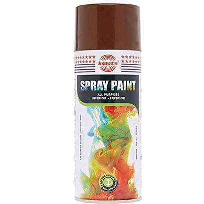 Asmaco Spray Paint Brown image 1