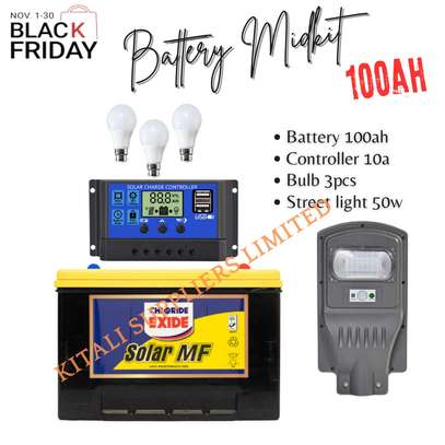 Special offer for wet battery 100ah image 1