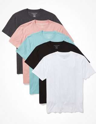 Round Neck Plain T-shirts image 1
