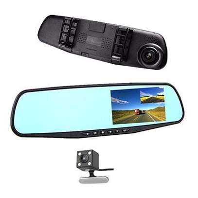 Rear dash board camera with reverse camera and gps tracking image 2