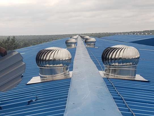 Natural Roof Turbine Ventilator -monsoon Vents, Roof Cyclone image 1