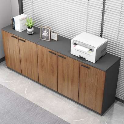 Office Cabinet : 3-Door Wooden Office Storage Cabinet image 1