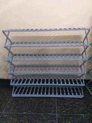 *✅6-Tier foldable Bamboo Shoe Rack stand image 2