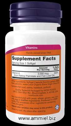 NOW VITAMIN A 10,000 SOFTGELS image 3